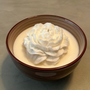 Gardenia Glow | Beige Ceramic Bowl